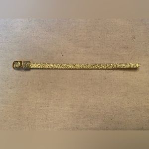 KEEP Collective gold sparkle silicone bracelet